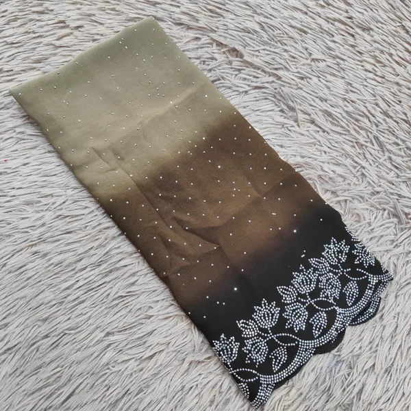 Chiffon  stonework Hijab | HJ01